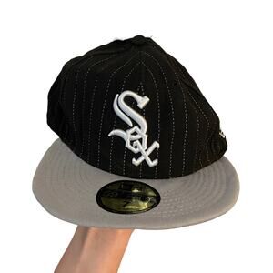 New Era Chicago white Sox striped fitted hat 7